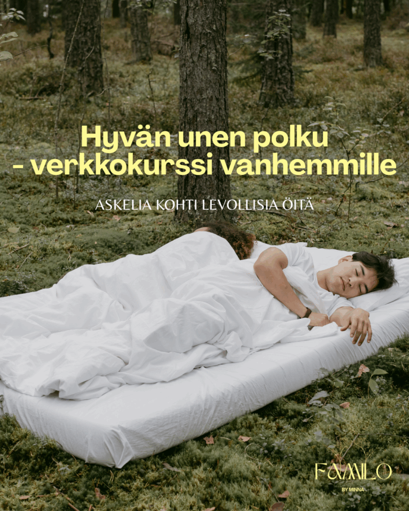 Hyvän unen polku - verkkokurssi vanhemmille